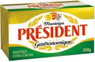 Масло кислосливочное соленое 80% ТМ President 200 г