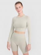 Лонгслів 4F LONGSLEEVE FNK F486 4FRSS25TFLOF486-83S р.XS-S бежевий