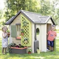 Будиночок Smoby Life Садовий з кашпо та годівничкою, 132х128х135 см, 2+ 7600810408