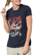 Футболка Jack Wolfskin ROYAL PALM T WOMEN 1806351-1910 р.L темно-синий