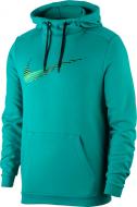 Джемпер Nike M NK DRY HOODIE PO SWOOSH CJ4268-370 р. M зеленый