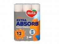 Паперові рушники Ruta Selecta Extra Absorbs тришаровий 12 шт.