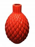 Ваза керамическая Nana ceramics Квин 26 см красный глянец