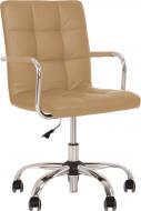 Кресло Nowy Styl RALPH GTP CHROME ECO-01 бежевый