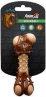 Игрушка для собак AnimAll GrizZzly 9833 кость с ароматом мяса S beige/brown
