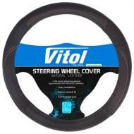 Чехол на руль Vitol VLU-1702205 BK M черный