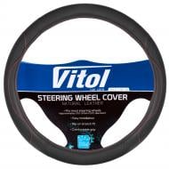 Чехол на руль Vitol VLU-1903208 BK/BK M черный