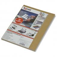 Обкладинка для брошурування Agent А4 картон крафт 220 г/м² 25 шт.