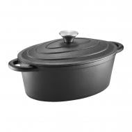 Жаровня Ambition чугунная с крышкой 3,2 л 28,5x21 см