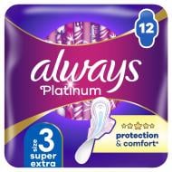 Прокладки гигиенические Always Platinum Super Extra (Размер 3) 12 шт.