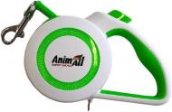 Поводок-рулетка AnimAll Reflector Салатово-белый MS7110-3M