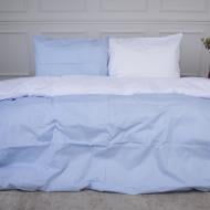 Комплект постільної білизни MirSon Ranforce Elite Rebeca (11-2101+14-4121) білий/блакитний
