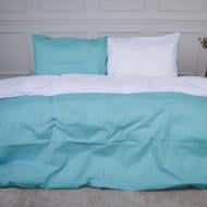 Комплект постільної білизни MirSon Ranforce Elite White-mint (11-2107+11-2208) білий/м'ятний