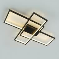 Люстра світлодіодна ESLLSE SVEN 85W 3S керована 690x470x80 мм 2x85 Вт LED-модуль чорний 10487