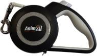 Поводок-рулетка AnimAll Reflector Серо-черный MS7110-5M