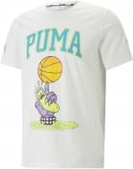Футболка Puma PICKLE RICK TEE 53709701 р.S белый