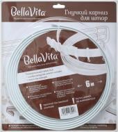 Карниз гнучкий Bella Vita B-11500SKIN одинарний укомплектований 600 см білий