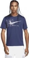 Футболка Nike Miler DQ6491-410 р.XL синий