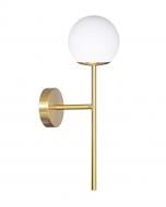 Светильник настенный Goldlux Bianca 12 Вт E14 золотой 341655