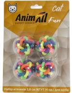 Набір іграшок AnimAll Fun Cat VP062 Жгут 4шт для котів
