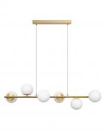 Люстра подвесная Goldlux Bianca 6x12 Вт E14 золотой 341686