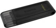 Карта памяти Kingston 256 ГБ USB Type-C black (DT70/256GB)