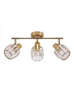 Спот Goldlux Alanya 3x10 Вт E14 золотой 344052