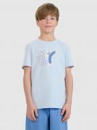 Футболка 4F TSHIRT M2643 4FJRSS25TTSHM2643-34S р.158 блакитний Футболка 4F TSHIRT M2643 4FJRSS25TTSHM2643-34S р.158 блакитний