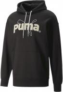 Джемпер Puma PUMA TEAM GRAPHIC HOODIE TR 53825901 р. XXL чорний