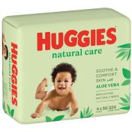 Салфетки Huggies Natural Care (4x56 шт.) 224 шт.