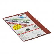 Обкладинка для брошурування Agent А4 прозорі червоні 180 мкм 25 шт.