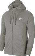 Джемпер Nike M NSW CLUB HOODIE FZ JSY CJ4443-063 р. L сірий