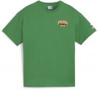 Футболка Puma TEAM FOR THE FANBASE GRAPHIC TEE B 62513486 р.176 зеленый