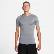 Футболка Nike M NP DF TIGHT TOP SS FB7932-084 р.XL серый