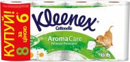 Туалетний папір туалетний папір Kleenex Aroma care Ніжна ромашка тришаровий 8 шт.