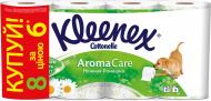 Туалетная бумага туалетная бумага Kleenex Aroma care Ніжна ромашка трехслойная 8 шт.