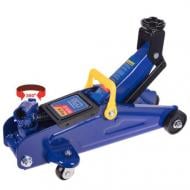 Домкрат гидравлический подкатной Vitol ДП-140340К с поворотной ручкой 2 т