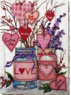 Набор для вышивания бисером О любви AB-729 250 х 340 мм Абрис Арт
