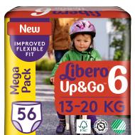 Подгузники-трусики Libero Up&Go 6 13-20 кг 56 шт.