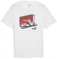 Футболка Puma GRAPHICS SNEAKER BOX TEE 68017502 р.XL белый