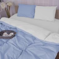 Комплект постільної білизни MirSon Rebeca (11-2101+14-4121) білий/блакитний