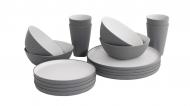 Набор туристической посуды Outwell 3 л Gala Dinner Set Grey Mist на 4 персоны
