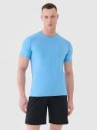 Футболка 4F TSHIRT FNK M1344 4FWSS25TFTSM1344-33M р.M голубой Футболка 4F TSHIRT FNK M1344 4FWSS25TFTSM1344-33M р.M голубой