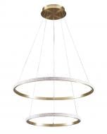 Люстра підвісна Goldlux Diana 2x44 Вт LED-модуль золотий 337863 Люстра підвісна Goldlux Diana 2x44 Вт LED-модуль золотий 337863