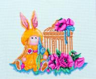 Набор для вышивания крестиком Куколка AH-045 250 х 250 мм Абрис Арт