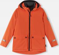 Куртка унисекс Reima Syddi р.128 оранжевый 5100147B-2820