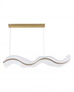 Светильник подвесной Goldlux Onda 1x40 Вт /LED-модуль золотой 338402