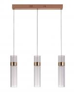 Светильник подвесной Goldlux Riva 3x21 Вт /LED-модуль золотой 341617