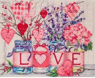 Набор для вышивания крестиком Нежно-трепетно AH-053 260 х 310 мм Абрис Арт