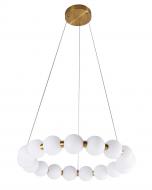 Люстра подвесная Goldlux Perla 1x40 Вт LED-модуль золотой 338242